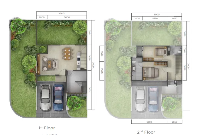 Floor plan for Type G Hoek Basic