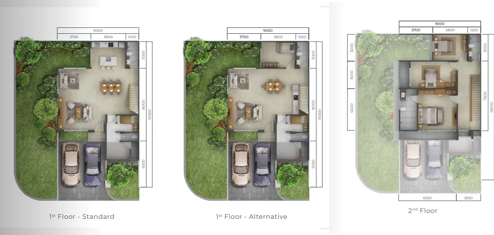 Floor plan for Type G Hoek Premium