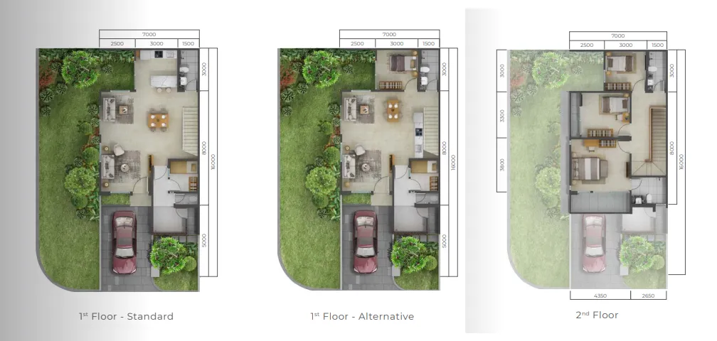 Floor plan for Type M Hoek Premium